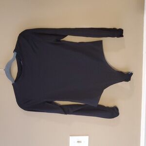 Threadbare Long Sleeve Bodysuit In Black Size 8 NWT'S